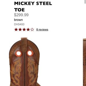 Steel Toe Brown Boots